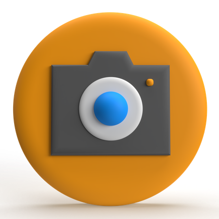 카메라  3D Icon