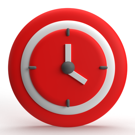 시계  3D Icon