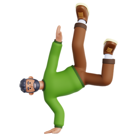 ブレイクダンス  3D Icon