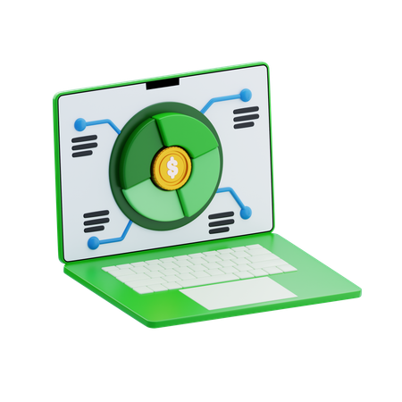 자산 관리  3D Icon
