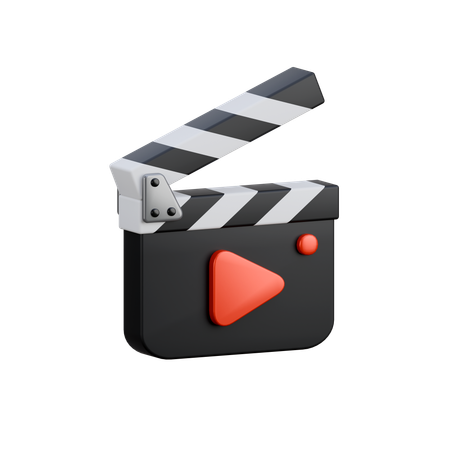 カチンコ  3D Icon