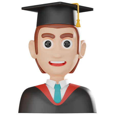졸업하다  3D Icon