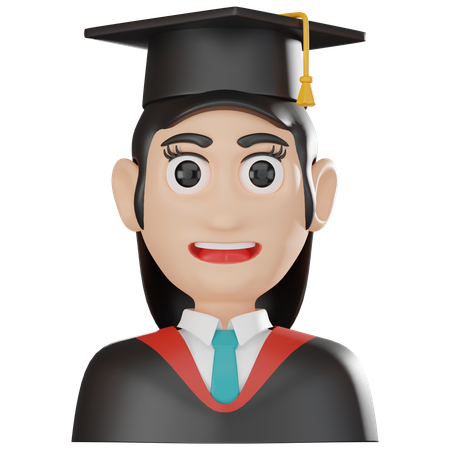 졸업하다  3D Icon