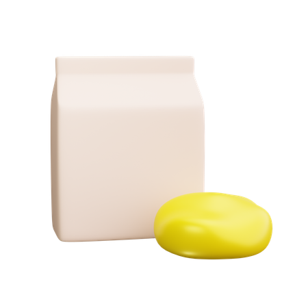 オートミール  3D Icon