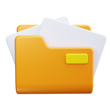 폴더  3D Icon