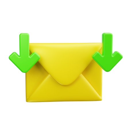 메일 정렬 중  3D Icon