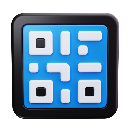 バーコードスキャナ  3D Icon