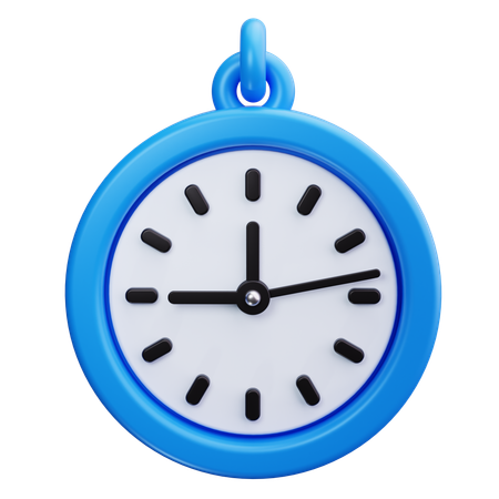 時計  3D Icon