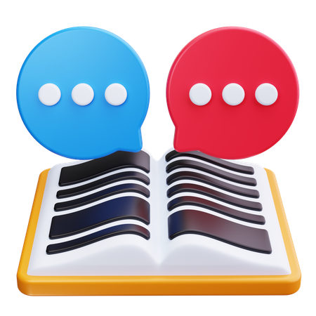 言語翻訳  3D Icon