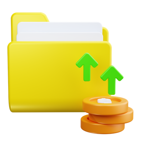 금융 폴더  3D Icon