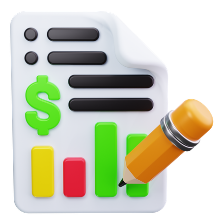 소득  3D Icon
