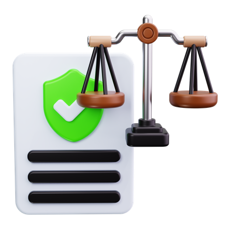 법 집행  3D Icon