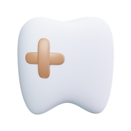 歯の損傷  3D Icon