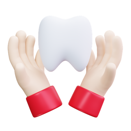 歯の健康  3D Icon