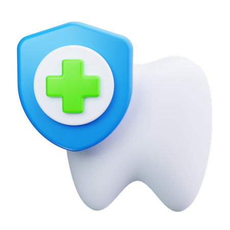 歯の保護  3D Icon
