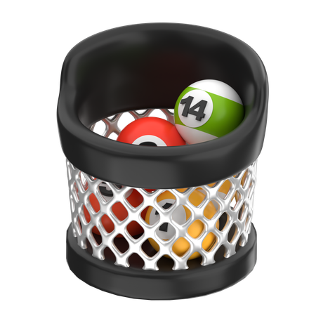 당구공 드롭 포켓  3D Icon