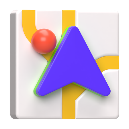 ナビゲーション矢印  3D Icon