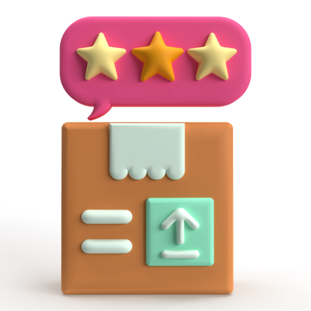 제품 피드백  3D Icon