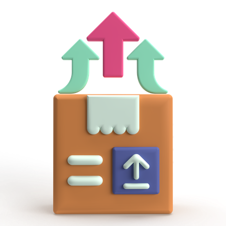 제품 성장  3D Icon
