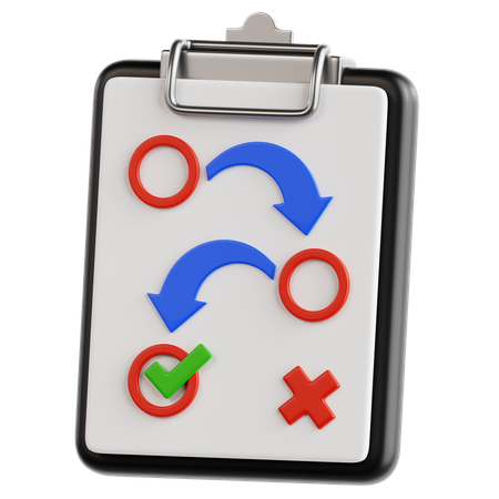 戦略  3D Icon