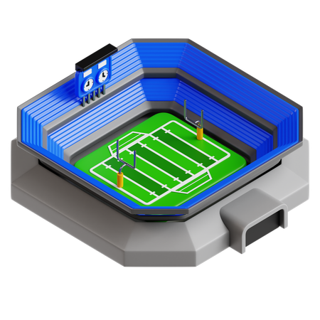 スタジアム  3D Icon