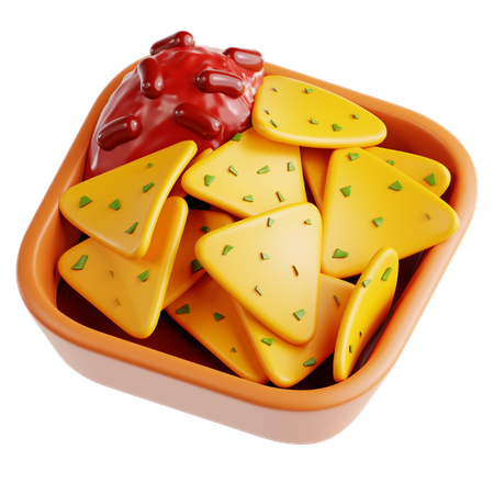 ナチョス  3D Icon