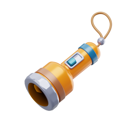 懐中電灯  3D Icon
