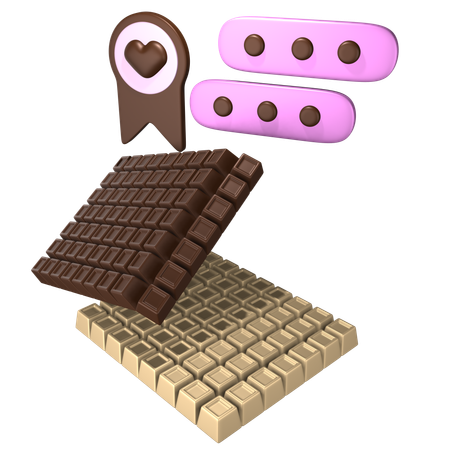초콜릿  3D Icon