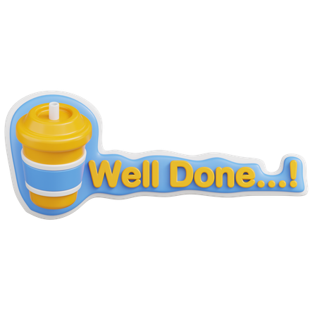 よくやった  3D Icon