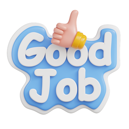 よくやった  3D Icon
