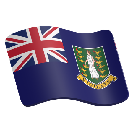 イギリス領バージン諸島  3D Icon