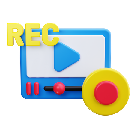 記録  3D Icon