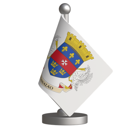 サン・バルテルミー島  3D Icon