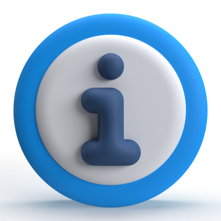 情報  3D Icon