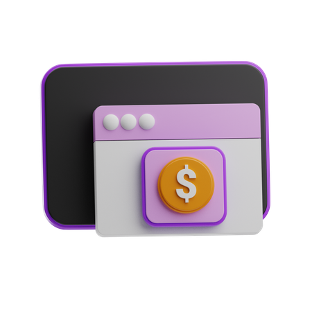支払う  3D Icon