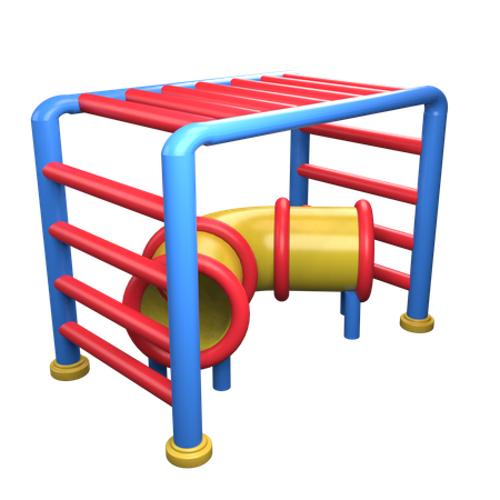 터널 놀이터  3D Icon