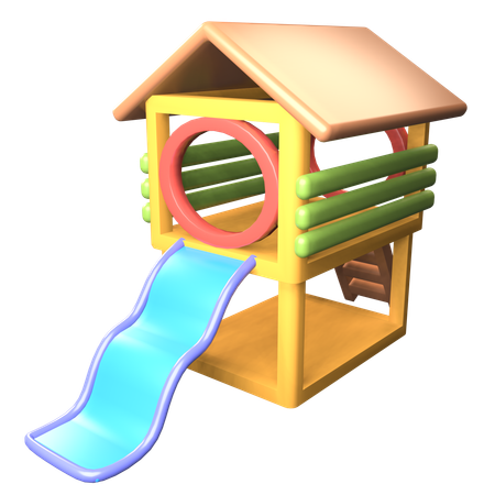 어린이 놀이터  3D Icon