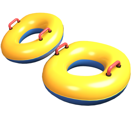 浮き輪  3D Icon