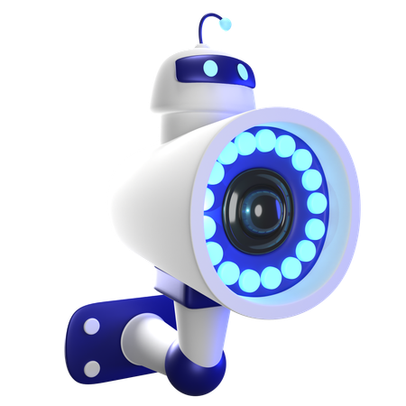 監視カメラ  3D Icon