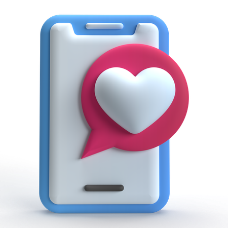 愛のメッセージ  3D Icon