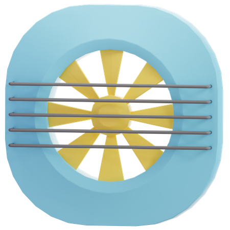 温室ファン  3D Icon