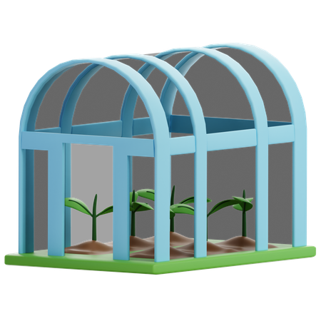温室  3D Icon