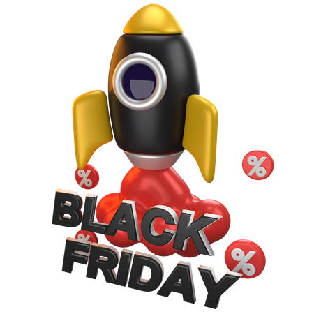ブラックフライデーオファー  3D Icon