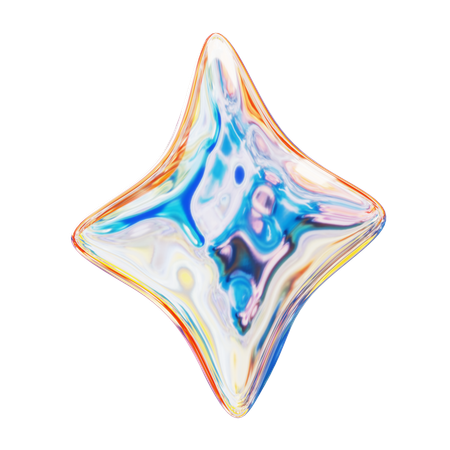輝く  3D Icon