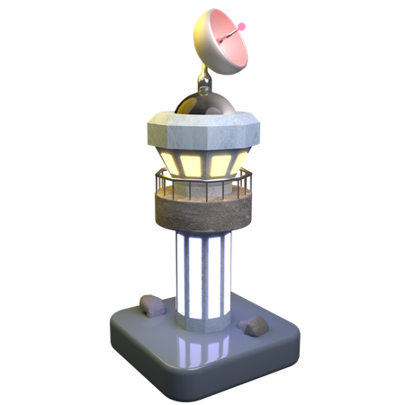 타워 제어  3D Icon