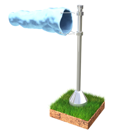 바람막이  3D Icon