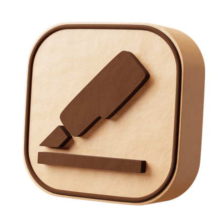 カッターを使用する  3D Icon