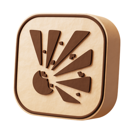 爆発的な  3D Icon