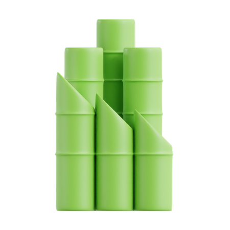 대나무  3D Icon