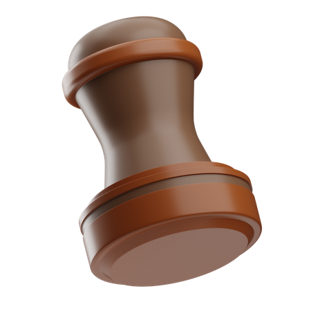 고무 도장  3D Icon